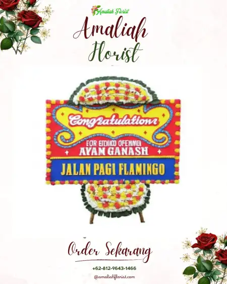 Sewa Papan Bunga Kebak